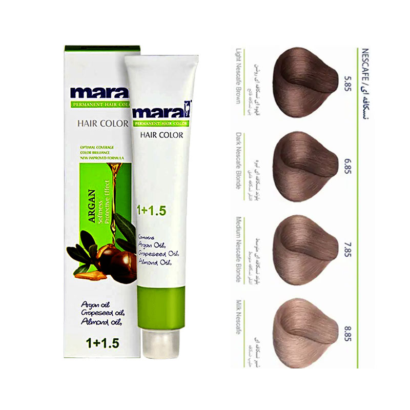 رنگ مو مارال سری نسکافه ای