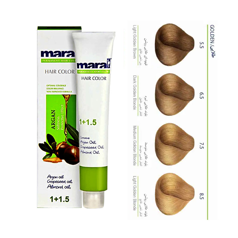 رنگ مو مارال سری طلایی