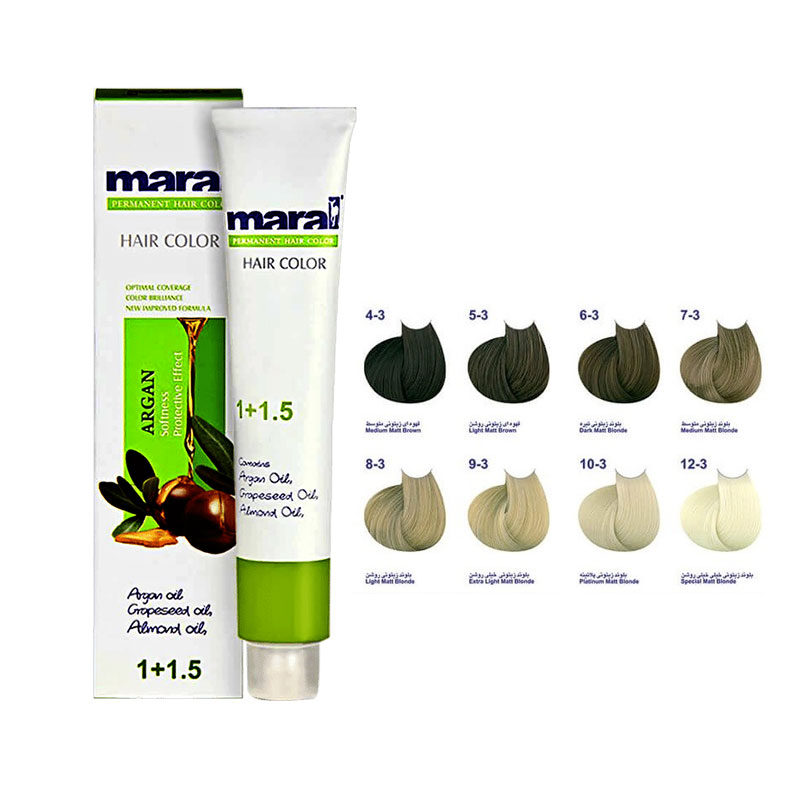 رنگ مو مارال سری زیتونی