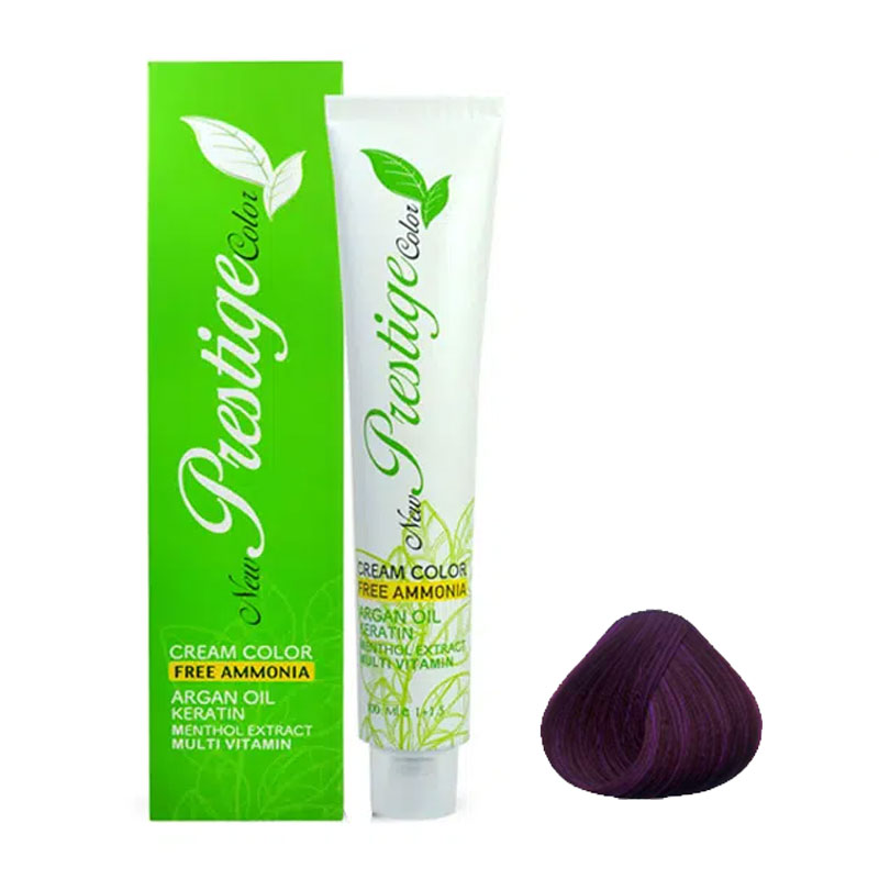 رنگ موی پرستیژ بدون آمونیاک سری شرابی شرابی تیره شماره 3.20