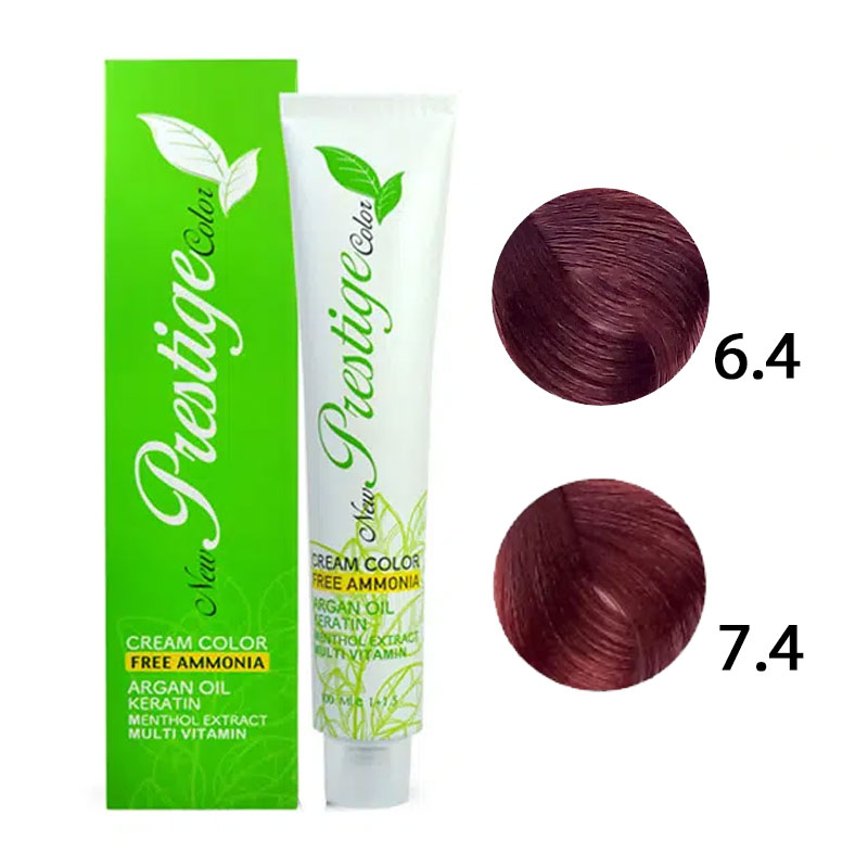 رنگ موی پرستیژ بدون آمونیاک سری مسی 7.4