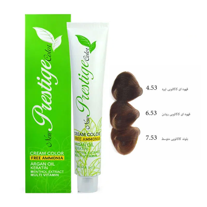 رنگ موی پرستیژ بدون آمونیاک سری شکلاتی