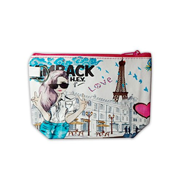 کیف لوازم آرایش طرح دختر کد4