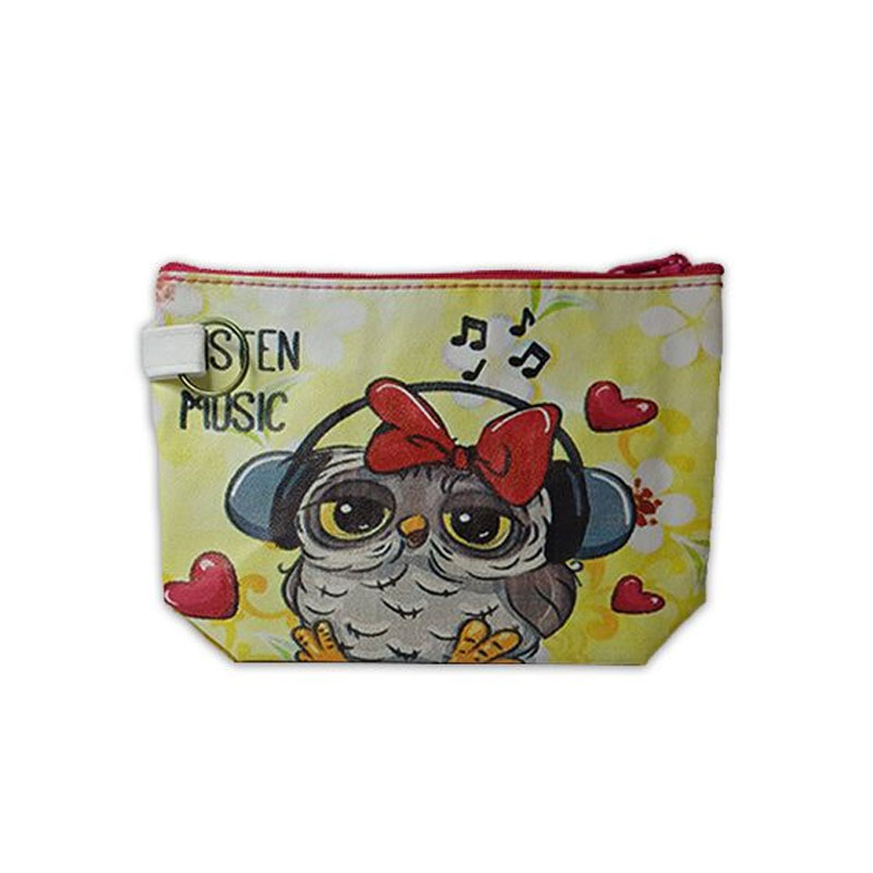 کیف لوازم آرایش طرح جغد کد1