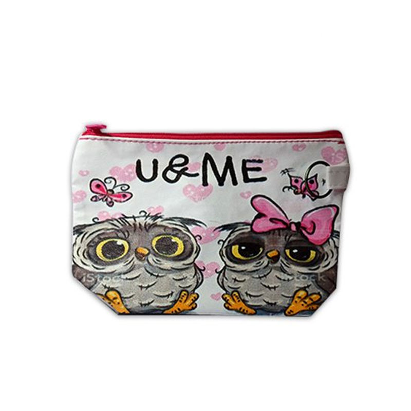 کیف لوازم آرایش طرح جغد کد2