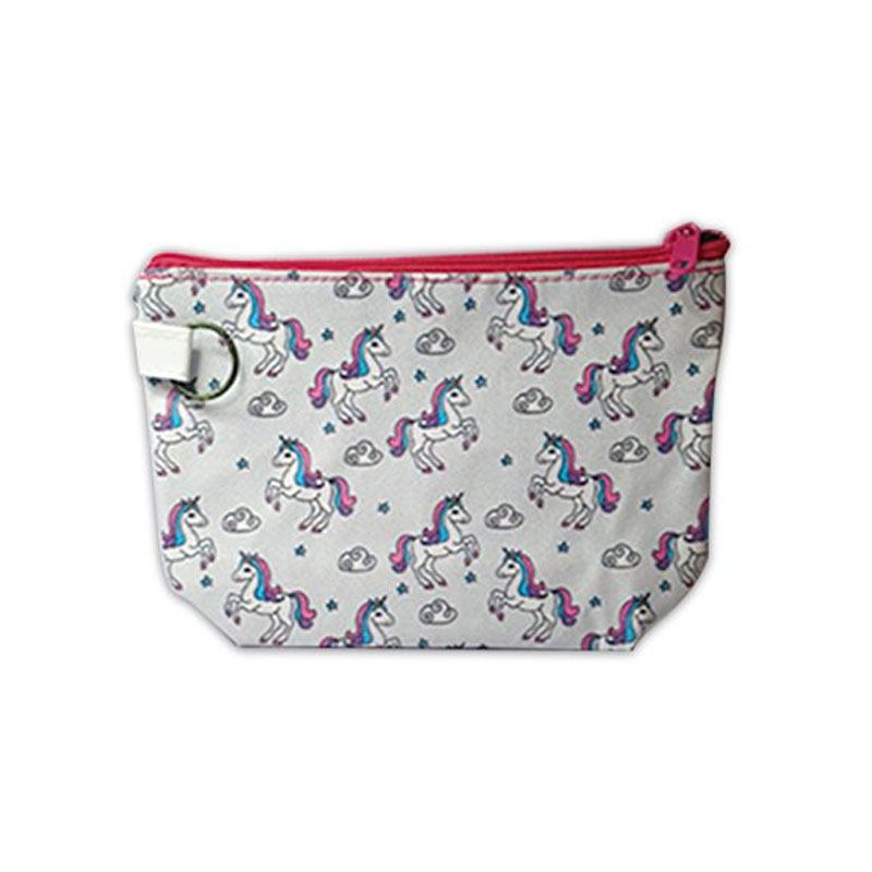 کیف لوازم آرایش طرح یونیکورن کد1