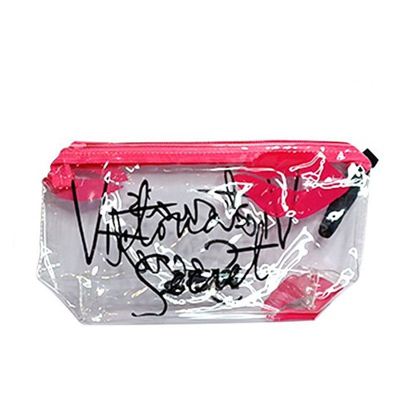 کیف لوازم آرایش طرح ویکتوریا سکرت طلقی کد4