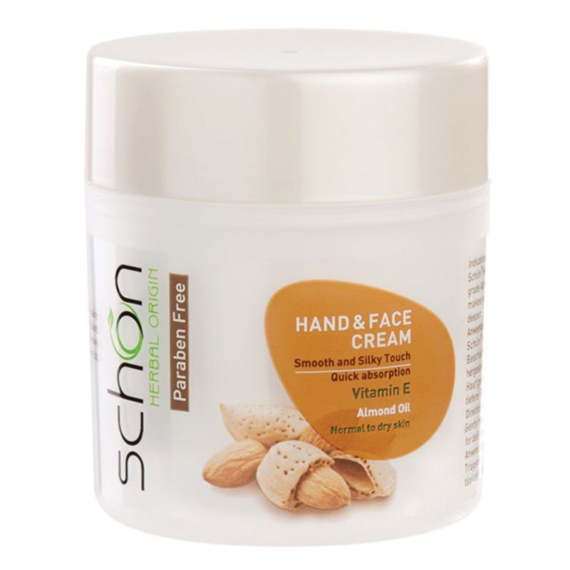 کرم دست و صورت کاسه ای گیاهی با عصاره بادام شون