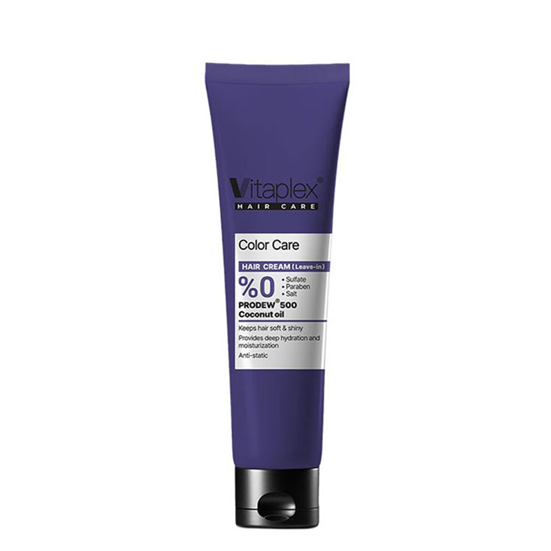 کرم مو بدون آبکشی ویتاپلکس مناسب موهای رنگ شده