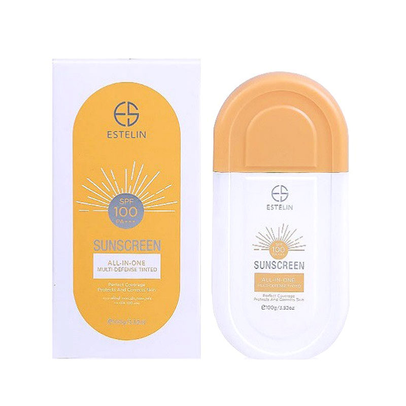 کرم ضدآفتاب رنگی استیلن SPF 100 مدل All-In-One