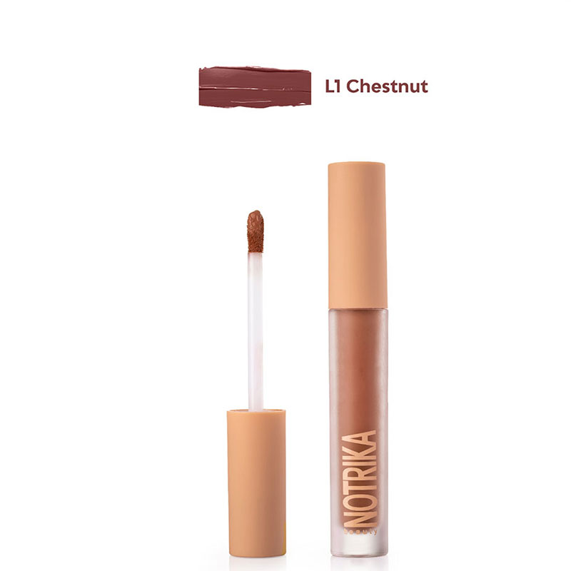 رژ لب مایع 24 ساعته نوتریکا L1-CHESTNUT