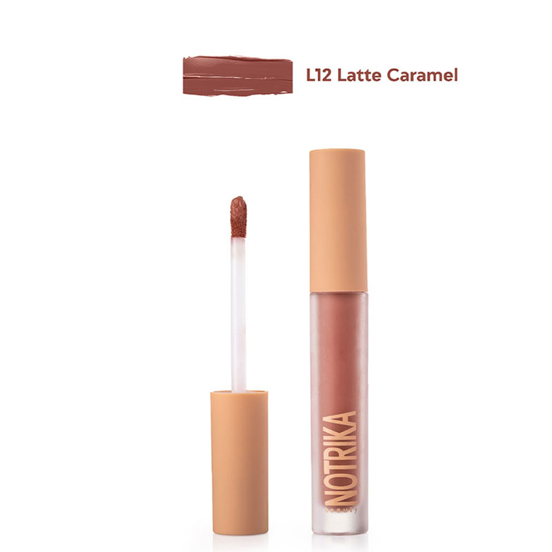 رژ لب مایع 24 ساعته نوتریکا L12-Latte Caramel