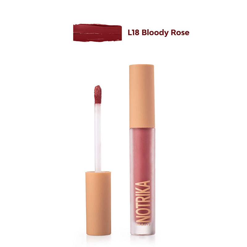 رژ لب مایع 24 ساعته نوتریکا L18-BLOODY ROSE
