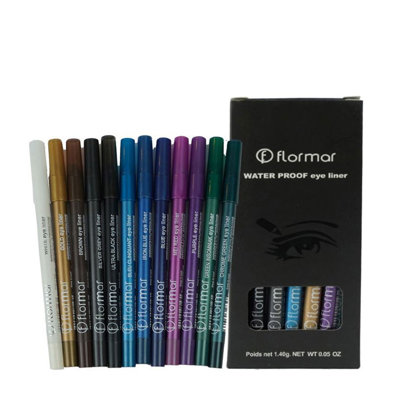 پک مداد چشم ۱۲ عددی جعبه دار (شمعی)