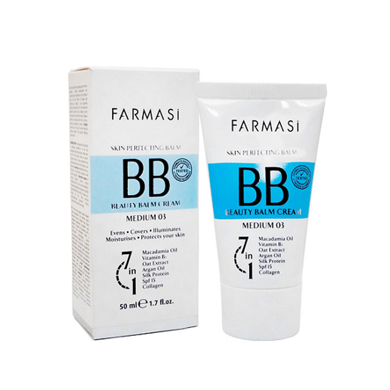 بی بی کرم 7 در 1 شماره 03 رنگ MEDIUM حجم 50 میل