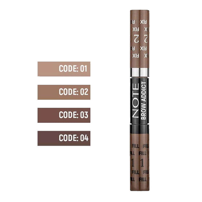 ژل حالت دهنده و پر کننده ابرو ادیکت نوت