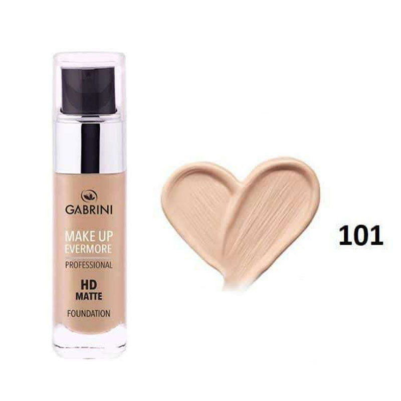 کرم پودر شیشه ای مدلHD MATT شماره 01