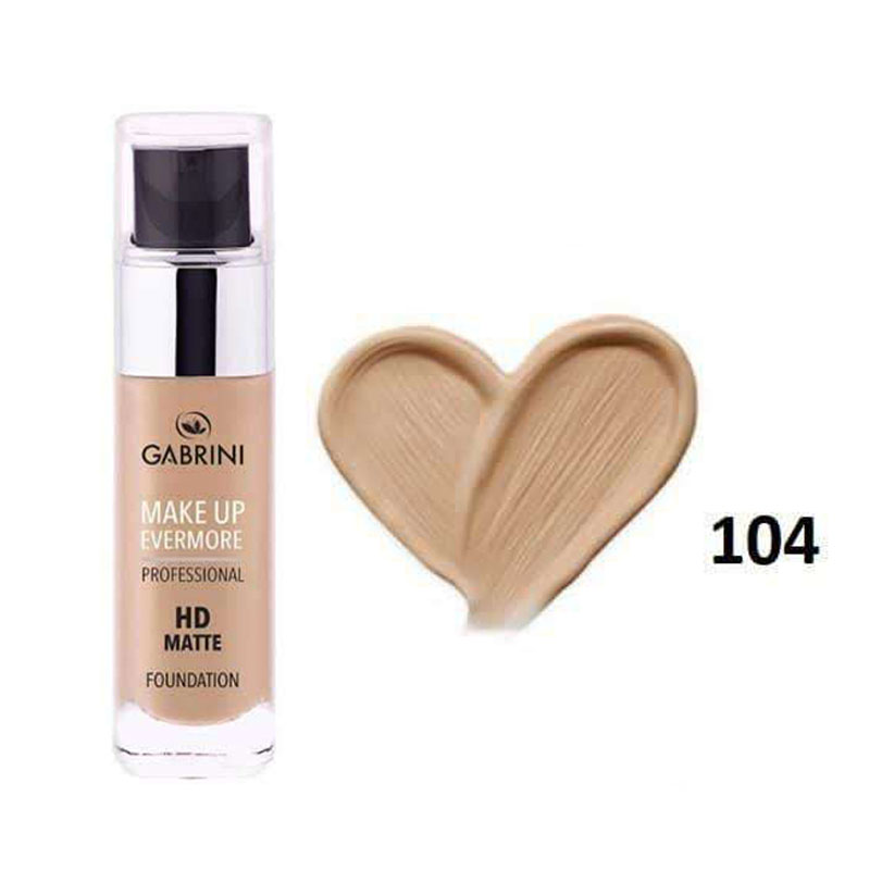 کرم پودر شیشه ای مدلHD MATT شماره 04