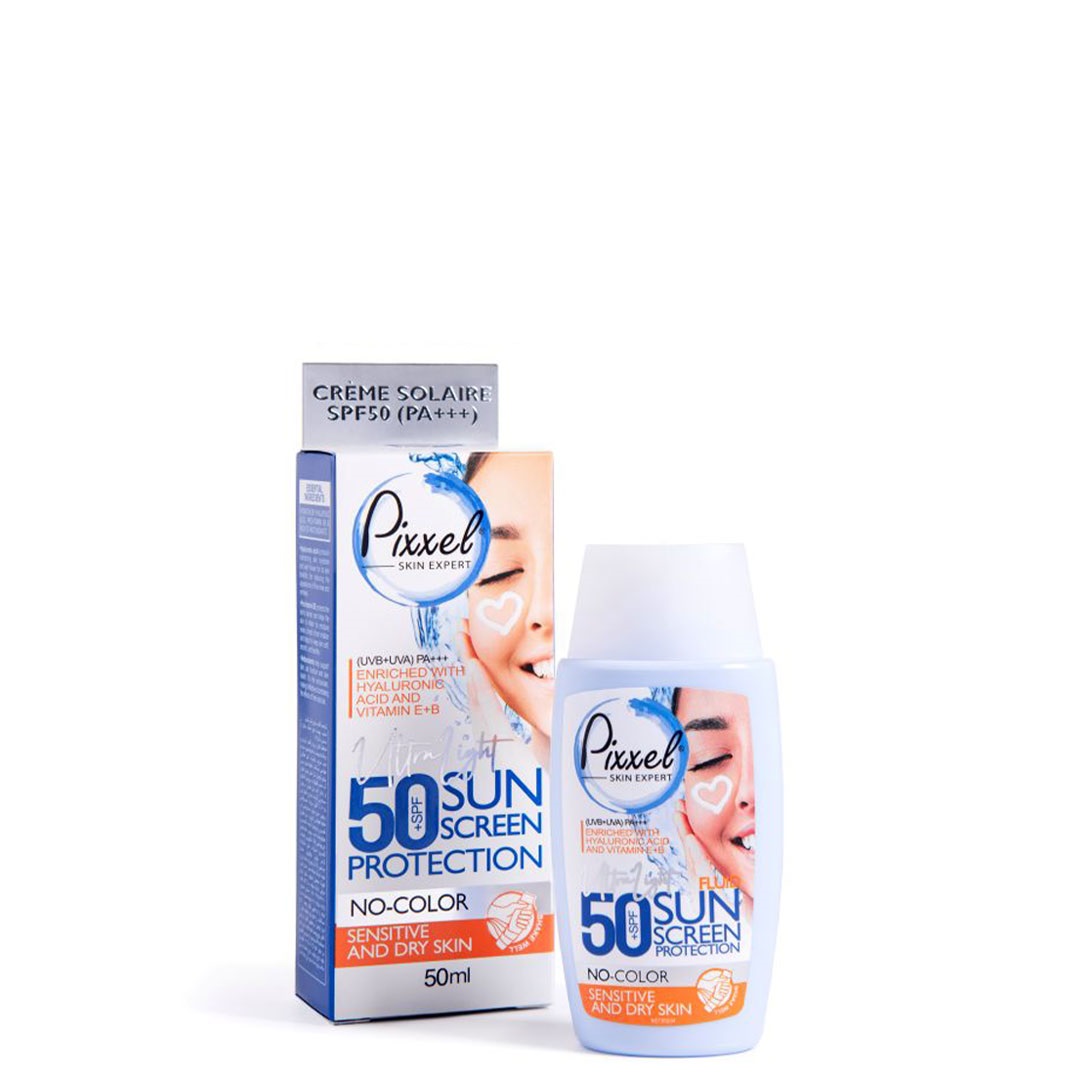 کرم ضد آفتاب بی‌رنگ پیکسل مناسب پوست خشک