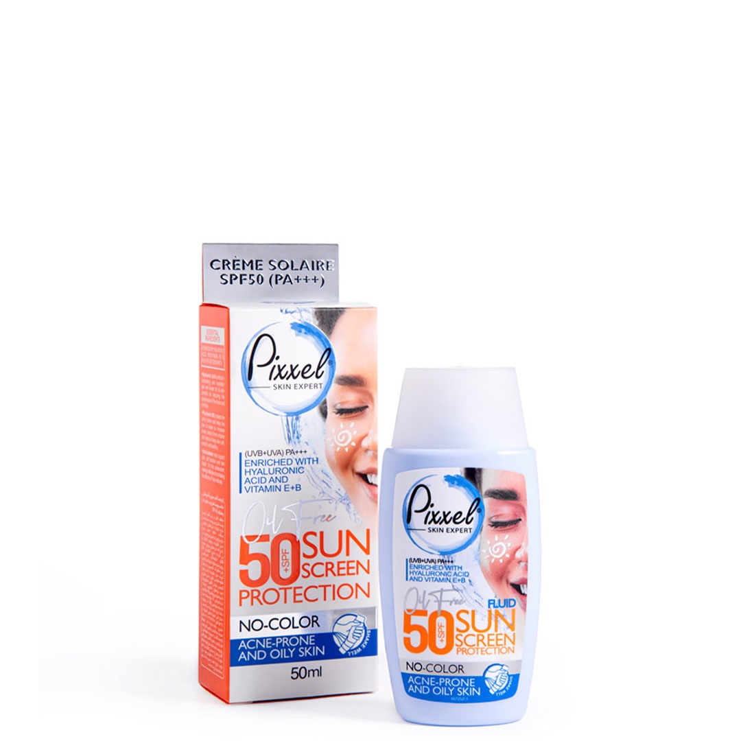 کرم ضد آفتاب بی‌رنگ پیکسل مناسب پوست چرب