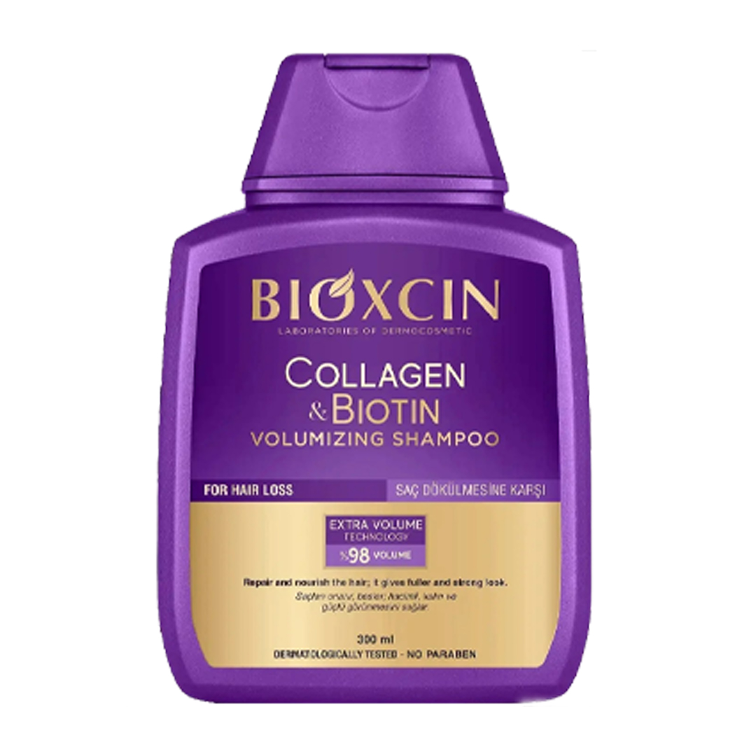 شامپو حاوی کلاژن و بیوتین حجم دهنده مو