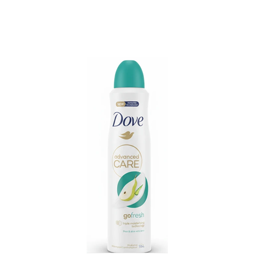 اسپری داو گلابی و الو‌‌ورا Dove Advanced Care Go Fresh Pear
